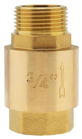 Horizontale Rückschlagventile aus Messing, 1,9 cm, für Brunnenpumpen und Wassertanks, horizontale Rückschlagventile