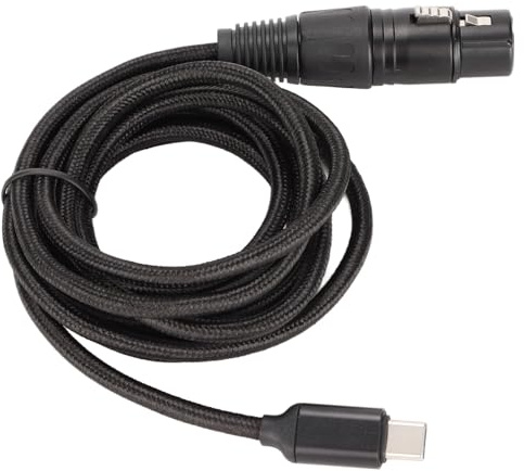 Cocoarm Câble Féminin USB C à XLR, Adaptateur Haute fidélité pour 98SE à, Microphones Dynamiques, Fiche et Jeu pour l'enregistrement (#2)