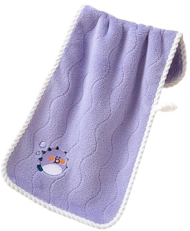 Asciugamano per il viso del bambino Design del fumetto ad asciugatura rapida panno per la pelle delicata dei bambini in età prescolare accessori
