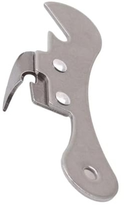 Compatible con 5 abrelatas multifunción de acero inoxidable corte lateral seguridad y apertura manual