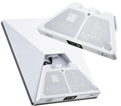PeakDo LinkPower 2 Power Bank para Starlink Mini, 99 Wh / 27.500 mAh, Batería Portátil Compatible con Aerolíneas, 65 W USB-C PD, Salida DC, Pantalla LCD, Control por Aplicación Bluetooth