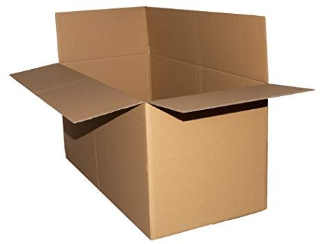 Paket AG Faltkarton 600 x 400 x 400 mm, 1 Stück einwellig, Braun, Pappe, Versandkarton