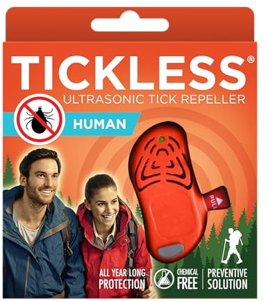 Tickless Human - Repelente Ultrasónico de Garrapatas - Naranja