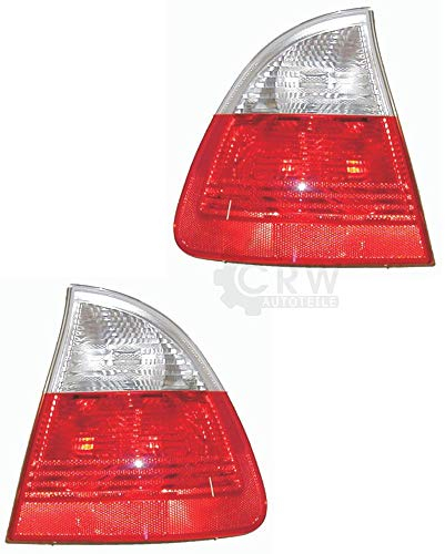 Rückleuchten Heckleuchten Set außen E46 3er Touring 98-05 Weiß/Rot