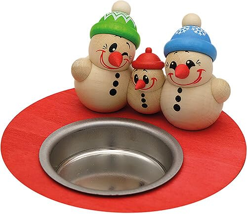 Erzgebirge Palast Karsten Braune COOL Man Teelichthalter Family mit 1 Kid - 7 cm