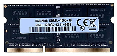 TsoLay Ddr3 8Gb Memoria Ram para Computadora PortáTil 1600Mhz Pc3-12800 1.35V 204 Sodimm Compatible con Doble Canal para Memoria de Computadora PortáTil