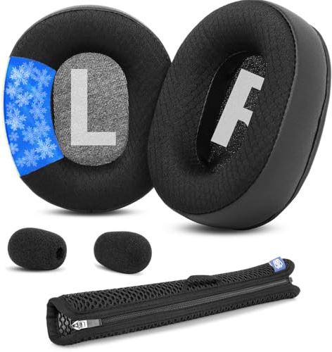 YunYiYi Gel-Ohrpolster Ersatz-Ohrpolster kompatibel mit Pioneer SE-MS9BN SE-MS7BT SE-MS5T Kopfhörer Kopfband Ohrmuscheln Kissen Reparaturteile