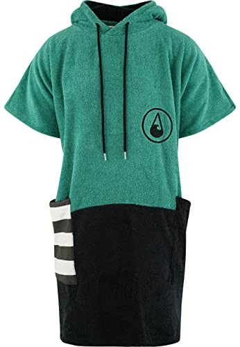 WAVE HAWAII Poncho Faro Surfponcho 100% Baumwolle für Körpergrößen von 160-190 cm Umkleidehilfe für Schwimmen Strand Surfen Badetuch mit Badeponcho Duschponcho für Damen Herren Erwachsene