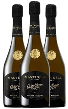 MasTinell Carpe Diem Brut Nature Cava Gran Reserva 75 cl Espumoso blanco (Caja de 3 Botellas de 75 cl)