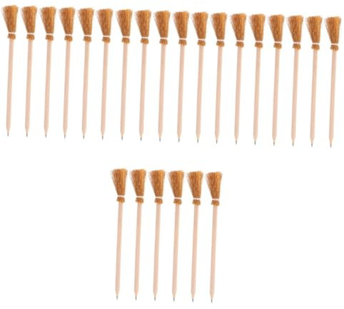 Abaodam Stk Hexenstift kinder magische bleistifte Party Bleistifte hb-Bleistifte Radiergummis für Kinder Besen kreativer Bleistift Bleistifte mit Besenmotiv Kiefernholz