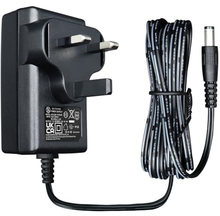 UKCA 12V 1.5A 18W 1.8M Power Supply Adapter, 1500mA 1A 0.5A AC DC Switching Transformer 5.5x2.1mm Plug for LED Strip Lights, Routers, Cameras, and more
