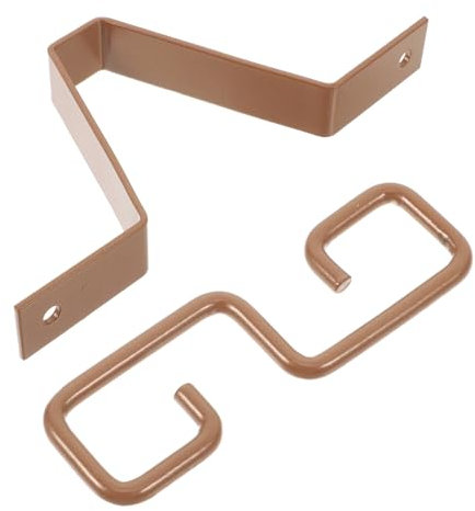 Happyyami Crochet De Drainage pour Chaîne De Pluie Adaptateur Stable Et Sécurisé pour Gouttières avec Installation Facile Et Optimisation Flux Eau Couleur Dorée