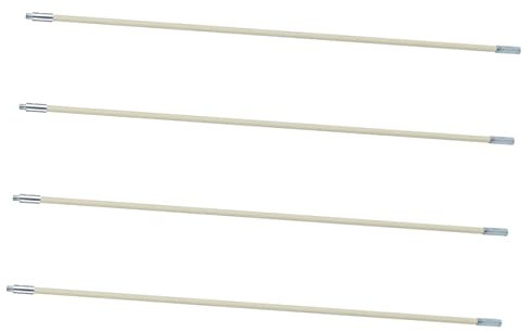 WESIEVYA Brosse De Ramonage Cheminée 4pcs Tiges De Nettoyage Outils De Nettoyage De Conduits D'aération en Nylon