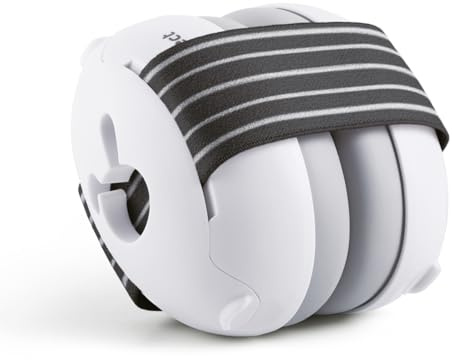 Babeprotect - Ear Protect - Casque Anti Bruit Bébé - Protection Auditive Certifiée CE 25 dB - Réglable et Confortable - Sommeil Amélioré - Idéal Avion, Fêtes, Déplacements - 0 à 36 Mois