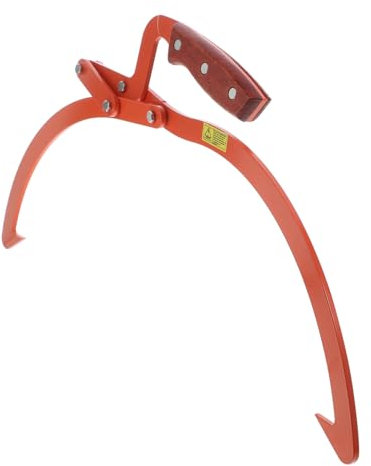 HOMSFOU Per Tronchi Antiscivolo Gancio Per Sollevamento Trasporto e Trascinamento Capacità Strumento Portatile Per Giardinaggio e Attività Forestali