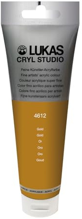 NEU LUKAS CRYL STUDIO/Acrylfarbe, 125 ml, Gold