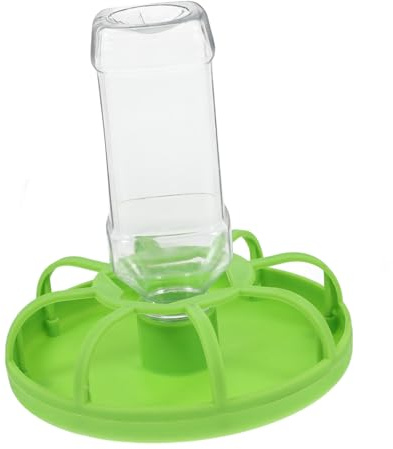 ERINGOGO Small Poultry Feeder and Drinker for Chickens Ducks Quails and Pigeons Container with High Capacity Feed Waste Reduction Design Easy to Clean and Reusable Poultry Food Dispenser