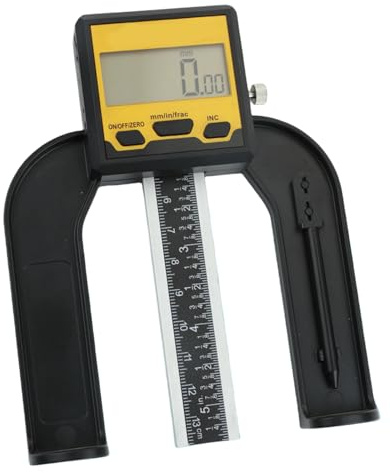 Präziser digitaler Tiefenmesser, Aluminiumkonstruktion, geeignet für zuverlässige Messung in Einstellung, einfache Tragbarkeit, professionelles Tiefenmessgerät