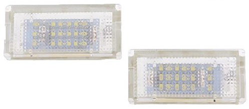 GOFORJUMP 1 Paar Weiß 18LED Kennzeichenbeleuchtung für B/MW E46 4D Limousine Wagon