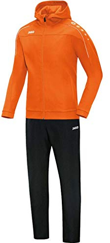 JAKO dam Classico med huva presentationsdräkt Neon orange 40 EU
