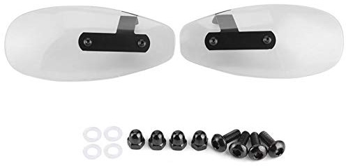 Motorrad Handwindschutz, 10mm Universal Motorrad Handschutz Acryl Motorrad Lenker Windschutz[Transparent]