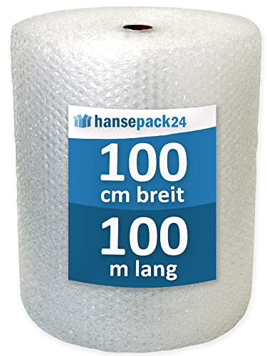 Luftpolsterfolie Blasenfolie Noppenfolie Knallfolie 75 my 100cm x 100m