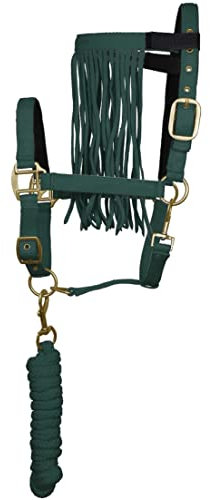 IMPERIAL RIDING Halfter Nylon mit Anbindestrick und Fliegenfranse