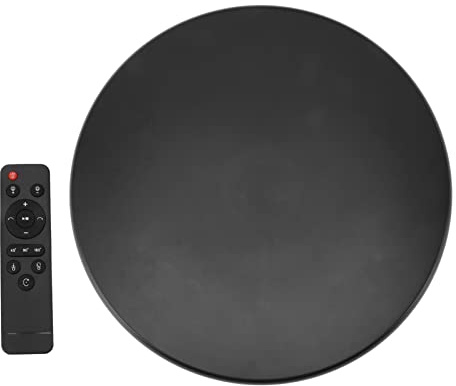 45-cm-Fernbedienung, Schwarzer Display-Drehteller 360°-Drehteller für Elektrische Displays Ständer für Fotos 100‑240 V
