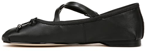Circus NY by Sam Edelman Women's Zuri Ballet Flat, Black Leather, 8