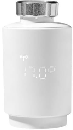InJolly Smart Thermostat Heizkörperventil, Bluetooth-Verbindung App Steuerung, Energie Spare, Programmierbares Thermostat Kit, Intelligente Digitale Temperatur Heizung M30 x 1,5mm