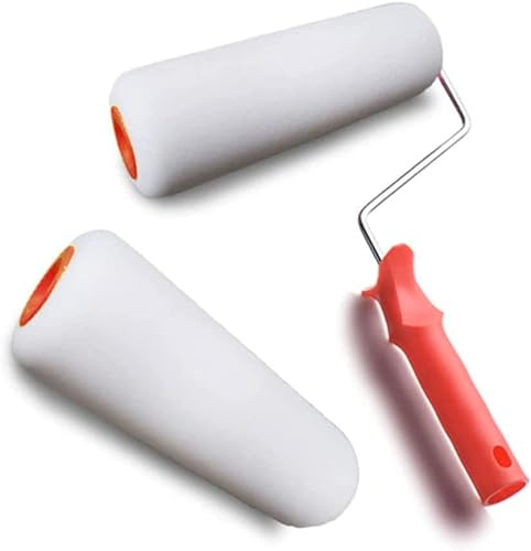 Farbroller Roller Frame Set of 3 9 In Foam Paint Roller Sponge Roller High Density Polyester Paint Cage Frame for House Wall Supplies bequem