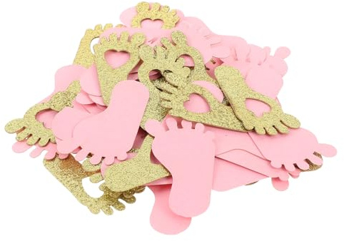 Gadpiparty 400piezas Confeti De Papel Para Shower y Cumpleaños Decoración Rosa y Dorada Para Fiestas Para Mesa De Celebraciones y Manualidades