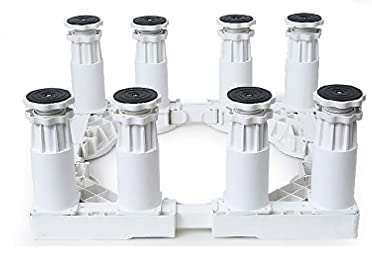 YHJZSM Washing Machine Stand Base Movable Washing Machine Stand Adjustable Base Length/Width 47-70cm Dryer And Refrigerator Trolley Air Conditioner Base Stand for Fridge Freezer Height 10