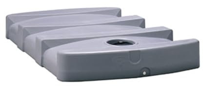 Speidel Zisterne Universaltank Slim Line 700 Liter für die Regenwassernutzung auf der Garage oder unter der Terrasse