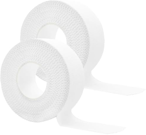 2 Rouleaux Strap Sport,K Tape,Tape Kinesiologie,Bande Kinesiologie,Kinesio Tape,Bande Strapping Adhésif,Bande de Kinesiologie,Taping Kiné,Kinesiology Tape,Bande Kinesiologie Tape,Blanc(2.5cm*10m)