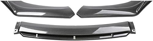zjxmnb Auto Frontspoiler Lippe für BMW 5 Series E60+E61 2003-2010, Frontstoßstange Lippe Protector Splitter Diffusor Chin Spoiler Body Kit Zubehör,Carbon Fiber