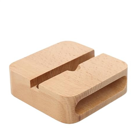 Phone Speaker Amplifier - Cell Phone Stand Amplifier, Wood Sound Speaker Amplifier | Holder Desk Dock, Soundbase Cell Stand, Portable Sound Amplifier Wooden Stand