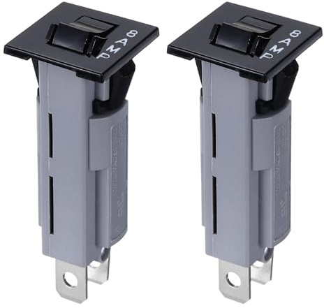QUARKZMAN 2 Pezzi Interruttori Termici 125/250VAC 32VDC 8A Reset Manuale Interruttore Elettrico A Pulsante Protettore Termico Sovraccarico Per Attrezzature Elettriche