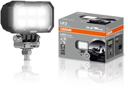OSRAM LEDriving Rect WL VX100-WD, OFF ROAD, LED Arbeitsscheinwerfer, 2300 Lumen, Lichtstrahl bis zu 68 m, 12V/24
