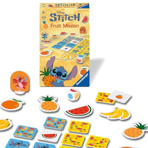 Ravensburger 24981 - Disney Stitch - Kooperatives Gedächtnisspiel im kompakten Mitbringspiele-Format für 2-4 Kinder ab 5 Jahren