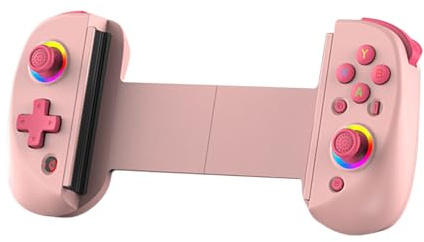 Game Controller with Hall Effects for IPhone/iPad/Android/Tablet (Pink)