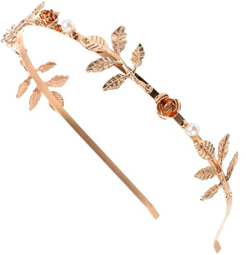 VICASKY Couronne de Bandeau pour Femmes Accessoire de Coiffure Serre-tête à Ornement de Cheveux pour Bal de Promo Anniversaire Mariage