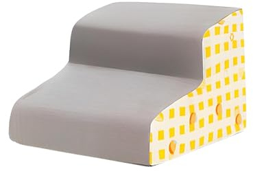 Hundetreppe – Design Kletterstufen Struktur, kleines Hunde-Mehrstufen-Leitersystem, Haushaltshilfe, bequemes Aufsteigen, tägliche Möbelzugangshilfe für Welpen, ältere Hunde
