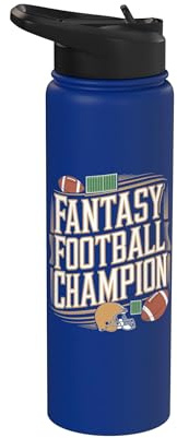 Fantasy Football Champion Gewinner Stainless Steel Insulated Water Bottle