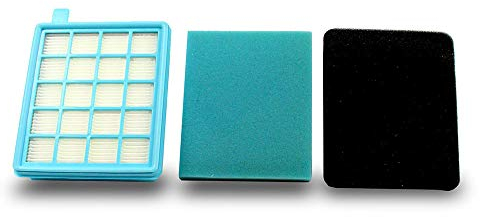 MisterVac Staubsaugerfilter Hepa Filter Ersatzfilter kompatibel mit Philips FC 8477/91 PowerPro Compact Eco