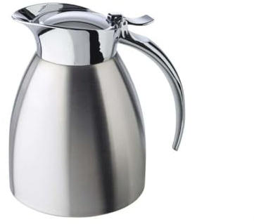 APS Isolierkanne „Advanced“, Kaffeekanne für alle gängigen Kaffeeautomaten, doppelwandiger Edelstahl, für heiße und kalte Getränke, spülmaschinengeeignet, 2,5 Tassen/0,3 Liter