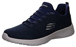 Skechers Dynamight Hombres Zapatos Deportivos, Azul Marino, 42 EU Large