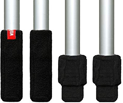 Wukies Stuhlsocken Stulpe (Standard, Umfang 10 - ca. 13cm, Schwarz)