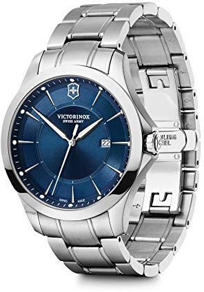 Victorinox Alliance Montre Homme Analogique Quartz avec Bracelet Acier Inoxydable V241910.1