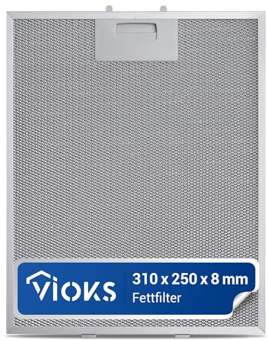 VIOKS Metall Dunstabzug Filter 310x250 mm für Bosch 3BD-764B / 3BD796B / D8602